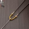 Corda para pingente de jade tecida à mão corda para pingente de cera de abelha corda para colar de pingente de jade cordão ajustável para homens e mulheres