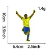 Patches Bordados de Jogador de Futebol Messi C. Mochila de Roupas Estilo Estrela Ronaldo Patches Decorativos DIY