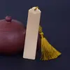 Marcador de Página Metálico de Latão Ponto DIY Marcador de Página Criativo Exquisito Estilo Chinês Clássico Marcador de Página Presente para Temporada de Formatura de Estudante