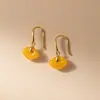 Ganchos de Orelha Ruyi de Cera de Abelha Prata Esterlina S925 Nalan Estilo Simples Exquisito Design de Nicho Sentido Moda Brincos M08536