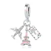 Pingente de Avião de Viagem de Pan Pulseira Perfurada Acessórios DIY Acessórios Quentes de Venda Transfronteiriça Atrações da Moda Fábrica