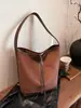 Bolsa Saco Feminina Grande Capacidade 2026 Novo Estilo Texturizada Ombro Único Transversal Bolsa Tote para o Dia a Dia Versátil Bolsa de Ombro