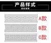 Cerámica Expandida Espuma EPS Patrón de Esvástica Líneas Decoración de Pared Exterior de Casa Rural China Rejilla de Relieve Producto Terminado