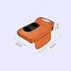 Cubierta Protectora Elevadora para Caja de Reposabrazos Central de Coche Nuevo Transfronteriza Almacenamiento Portavasos Doble Accesorios para Coche de Cuero