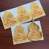 Gran Venta Tíbet Nepal Puro Pintado a Mano Thangka Ratón Liberador de Tesoros Forma de Calabaza Tarjeta Núcleo