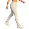 Pantalones de Yoga Largos con Hilo para Mujer Sin Costuras Ajustados de Cintura Alta Levanta Glúteos Pantalones para Correr Deportes Fitness Ropa de Yoga Alta Elasticidad