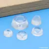 Pé Plástico de Hardware Transparente para Móveis Mesa Cadeira Elevação Impermeável Pé de Móvel Prego de Pé PVC