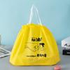 Bolsa Desechable con Cordón para Llevar Empaque Bolsa de Plástico Portátil Ensalada Comida Bolsa de Empaque con Cordón Bolsa Lala