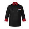 Roupa de Trabalho de Chef de Hotel Masculina de Manga Comprida para Primavera e Outono Restaurante de Catering Fast Food Cozinha Cantina Roupa de Trabalho com Logotipo Impresso