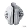 Chaqueta de vuelo estilo americano con cuello alto para hombre, nuevo modelo otoño 2026, holgada casual elegante ropa de trabajo chaqueta de béisbol para motocicleta