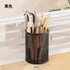 Novo porta-canetas de pendurar cesta de pendurar para mesa de escritório gancho caixa de armazenamento metal grande capacidade tela divisória estação