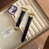 Correa de Reloj de Cuero Genuino con Patrón de Cocodrilo de Doble Tubo Adecuada para Apple Watch iWatch 12ª Generación 11/10
