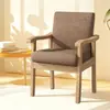 Silla Súper Suave de Madera Maciza Silla Especial para Estudiantes Madera Maciza con Reposabrazos Silla de Madera Maciza para Personas con Sobrepeso Silla de Estudiante de Madera Maciza Silla para Mesa de Té de Balcón Duradera