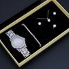 Reloj de pulsera para mujer 5 piezas joyería reloj transfronterizo Reloj de cuarzo para mujer traje de 5 piezas comercio exterior