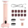 Moldeador de Pies Eléctrico de Alta Venta Transfronterizo para Eliminar Piel Muerta y Callosidades, Recortador de Pedicura, Moldeador de Pies Eléctrico Ajustable de 6 Velocidades, Herramienta para Pulir Uñas
