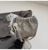 Bolsa de Corrente de Diamante Brilhante de Alta Qualidade para Mulheres 2025 Nova Moda Bolsa de Ombro Bolsa Transversal de Jeans Retrô