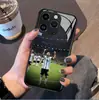 Funda de Teléfono Celebración en Estadio Modelo Mismo que Messi para Apple 17, Campo de Fútbol Verde Foto de Equipo Funda Protectora de Fútbol Ip16Pm