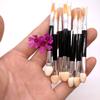 Paleta de Sombras en Stock Pincel para Sombras Doble Cara Palito de Sombras Esponja Palito Herramienta de Maquillaje Desechable Pincel para Maquillaje de Ojos Multitamaño Portátil