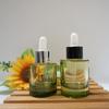 Novo 30ml50ml ombro plano gotejamento de vácuo de fundo grosso garrafa de óleo essencial garrafa de essência de vidro materiais de embalagem para cuidados com a pele