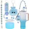 Accesorios Decorativos Stanley Correa de Mano de Cuerda Trenzada Estuche para Labial Llavero Duende Briqueta Funda de Silicona Antideslizante para Taza