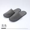 Pantuflas desechables de hotel al por mayor de alta calidad con suela gruesa de forro polar de coral antideslizante engrosado para salón de belleza y hogar
