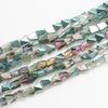 Cuentas Pequeñas de Grava Cuentas de Vidrio Retorcidas Cuentas Sueltas Galvanizadas Cuentas para Manualidades Oro Tocados de Boda Zapatos Accesorios de Ropa Producción de Pulseras