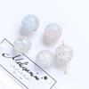 Cuentas de Cristal Estilo Japonés Palomitas de Maíz Doble Color Agujero Recto DIY Joyería Hecha a Mano Mano Collar Aretes Cuentas Accesorios