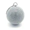 Bolsa de Festa Redonda com Diamantes da Moda, Bolsa Transversal, Bolsa Tendência, Bolsa para Vestido de Noiva, Grande Quantidade, Ótimo Preço, Luxo Leve