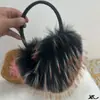 Orejeras de Imitación de Piel de Zorro Extra Grandes, Lindas Orejeras Protectoras, Orejeras de Moda, Orejeras Calientes de Piel, Orejeras Antihielo, Deportes al Aire Libre