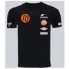 Camiseta de manga corta transpirable de secado rápido con cuello redondo, de venta popular, para motocicleta de montaña todoterreno, ropa para carreras al aire libre y ciclismo para exportación