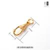 Cadena de Amuletos Budistas Tailandeses Joyería Botón DIY Acero de Titanio Acero Inoxidable Hebilla de Resorte Anillo Abierto Hebilla de Collar Hebilla Wm Joyería Xa