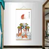 Carpa Pulando Sobre o Portão do Dragão Peixe Pulando Portão do Dragão Exame de Admissão à Faculdade Deve Vencer Sucesso na Lista Dourada Desejo Pintura Decorativa Madeira Maciça Rolo Chinês Pintura de Pendurar