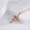 100 Idiomas Te Amo Collar de Proyección Nuevo Forma de Corazón Cadena para Clavícula Cruzada Collar de Pareja de Exportación Regalo