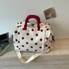 Nueva bolsa de viaje expandible de gran capacidad para viajes cortos de negocios, con lunares, estilo casual, para fitness al aire libre y yoga, bolsa de mano