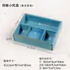 Bandeja de Madera Retro Escritorio Caja de Almacenamiento de Rejilla para Medicina China Artículos Varios Cosméticos Joyería Caja de Almacenamiento de Exhibición en Encimera