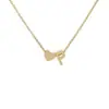 Venta caliente, collar personalizado con carta de amor de acero inoxidable, colgante doble, ambiente sencillo, accesorios de joyería, fábrica al por mayor