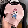 Camiseta Interior Térmica de Forro Polar con Cuello Redondo para Niños, Otoño Invierno, Ropa Interior para Niñas, Manga Larga Cálida Cepillada para Niños Medianos y Grandes