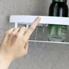 Prateleira de Canto Branca Larga para Banheiro sem Furos Montada na Parede Armazenamento para Vaso Sanitário Banheiro Bancada de Lavar