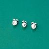 Acessórios de Contas Mini Cenoura Prata de Pé S999 Retrô Desenho Animado Cenoura Fofa Corda de Mão Prata Acessórios de Prata para Diy
