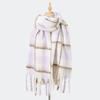 Bufanda a Cuadros Estilo Europeo y Americano para Mujer, Primavera y Otoño, Mohair de Alta Gama, Estilo Británico, Estilo Académico, Larga, Gruesa, Cálida, Calentador de Cuello para Pareja