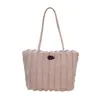 Bolso de Mano de Peluche Gran Capacidad Bolso de Axila Estilo Coreano para Mujer Bolso de Hombro Nuevo Bolso de Hombro Casual para Mujer
