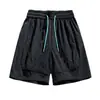 Pantalones Cortos Deportivos de Secado Rápido para Hombre para Verano, Pantalones de Playa con Sensación de Hielo, Estilo Japonés Funcionales Estilo Americano Sueltos Delgados de Longitud Media