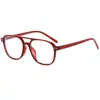 Nuevas gafas de sol de moda para hombre y mujer 2022 coreanas vintage clavo de arroz montura grande doble puente gafas personalizadas venta al por mayor