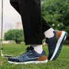 Zapatos deportivos para hombre de talla grande para otoño e invierno, exportación de Temu, ultraligeros, con hebilla giratoria, adecuados para golf y entrenamiento casual