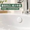 Tapa para el agujero de rebosadero del lavabo, tapa decorativa para el rebosadero del lavabo, tapón de sellado para el rebosadero del lavabo, tapón a prueba de olores y a prueba de insectos, accesorio
