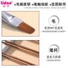 Kit de pincéis para nail art de dupla ponta transparente cor café chá japonês caneta de pintura linha fina pintura flor vinheta varredura gradiente caneta de construção