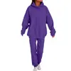 Traje Sudadera con Capucha de Color Puro para Hombre Primavera y Otoño 2023 Traje de Dos Piezas Deportivo Casual de Moda