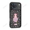 Funda de teléfono de niña de dibujos animados floral a pantalla completa, compatible con todos los modelos de Apple, un producto popular transfronterizo con una gran ventana de visualización y un acabado mate