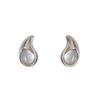 Pendientes colgantes de moda con diseño de nicho y incrustaciones de piedra de cristal natural para mujer, nuevas explosiones 2024