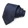 Gravata Preta de Alta Qualidade Amarrada à Mão para Homens, Gravata Lisa de 8cm, Gravata com Logo Personalizado para Homens